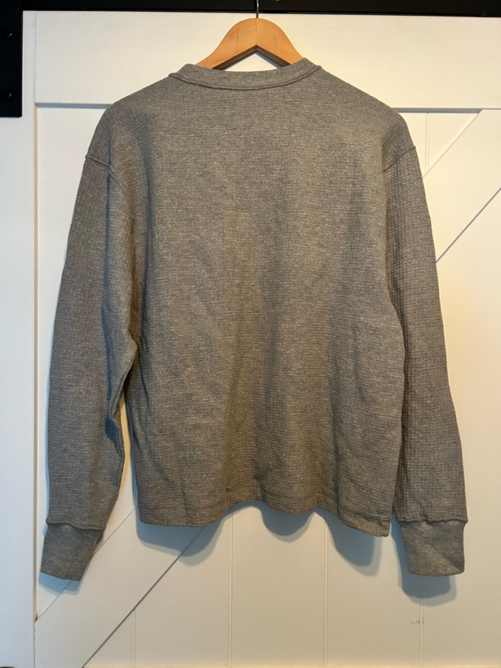 NWT long sleeve waffle knit men’s shirt size small - Picture 4 of 8